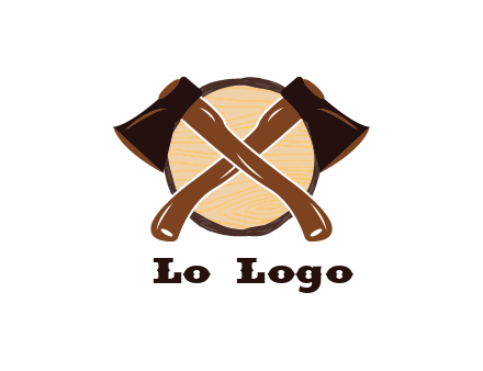 log behind axes