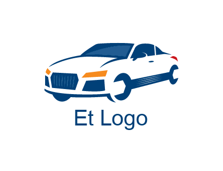 car with wrench as wheels