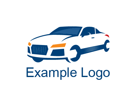 car with wrench as wheels