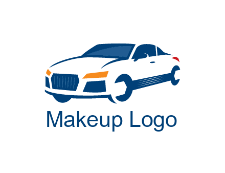 car with wrench as wheels