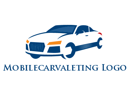 car with wrench as wheels