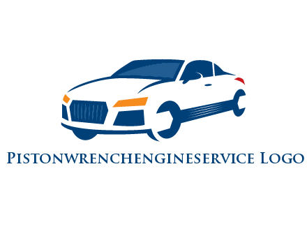 car with wrench as wheels