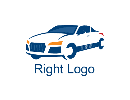 car with wrench as wheels