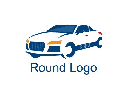 car with wrench as wheels