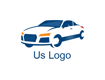 car with wrench as wheels