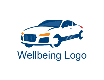 car with wrench as wheels