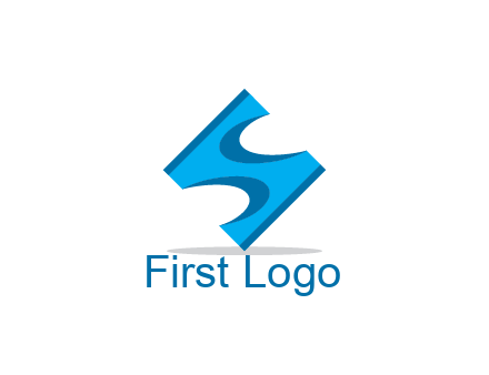 block forming letter S