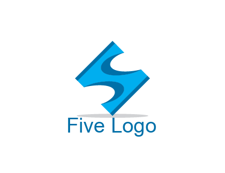 block forming letter S