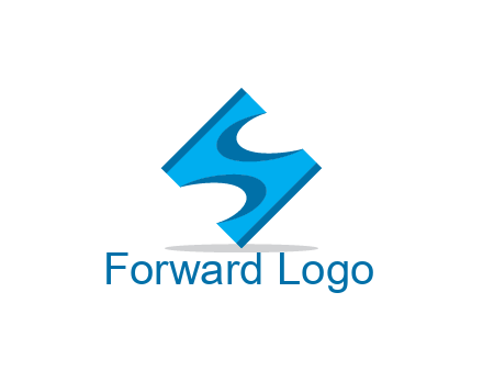 block forming letter S