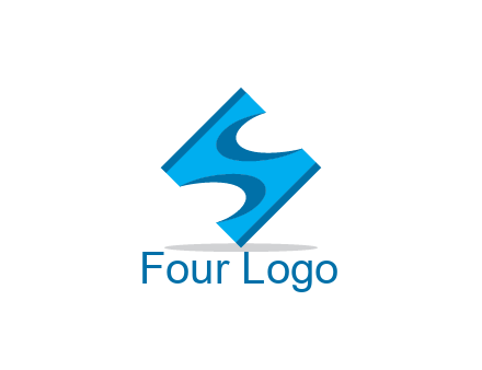 block forming letter S