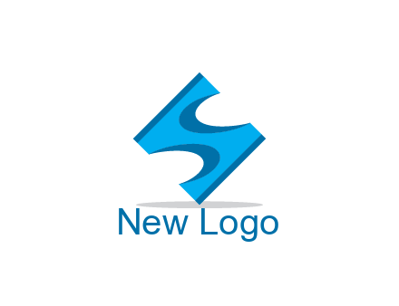 block forming letter S