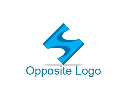 block forming letter S