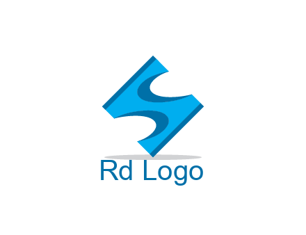 block forming letter S