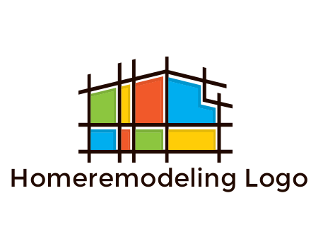 mosaic house in construction