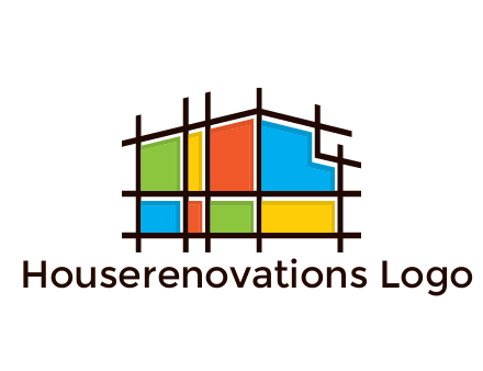 mosaic house in construction