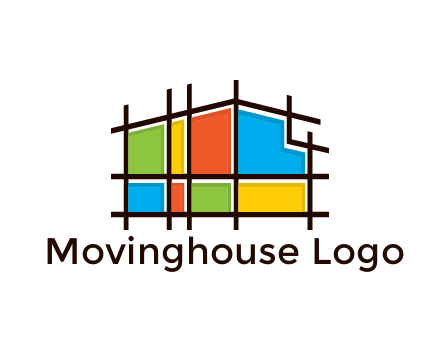 mosaic house in construction