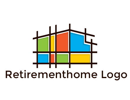 mosaic house in construction