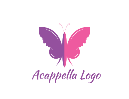 two toned abstract butterfly