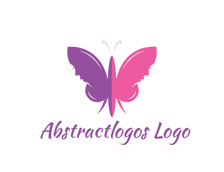 two toned abstract butterfly