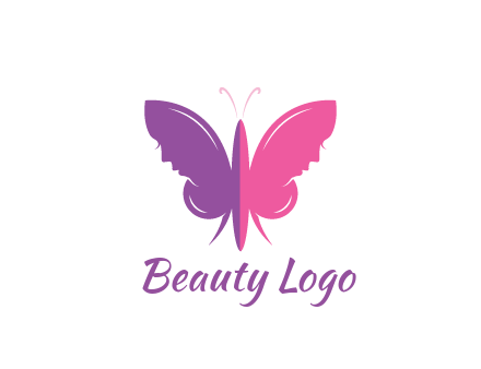 two toned abstract butterfly