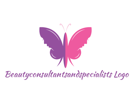 two toned abstract butterfly