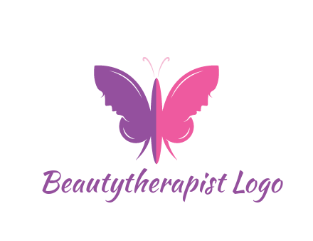 two toned abstract butterfly