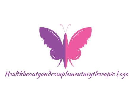 two toned abstract butterfly
