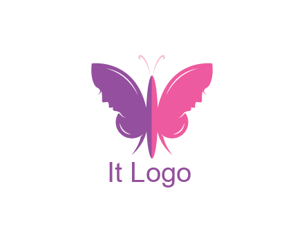 two toned abstract butterfly