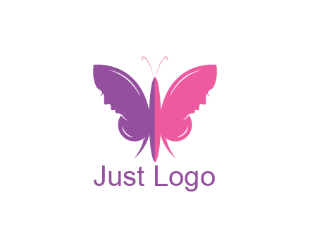 two toned abstract butterfly