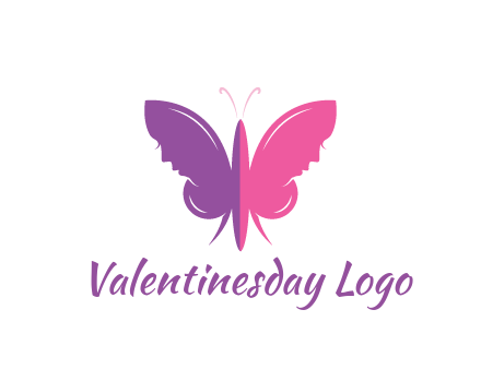 two toned abstract butterfly