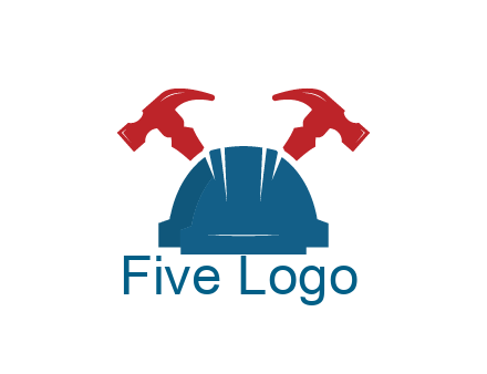 hammers with construction helmet