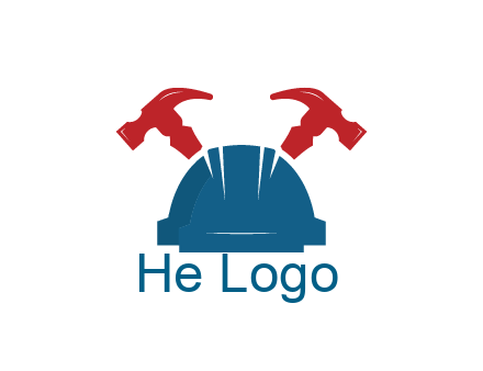 hammers with construction helmet