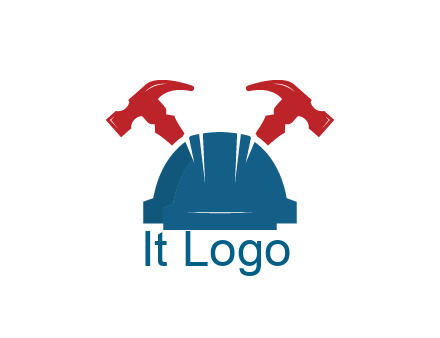 hammers with construction helmet