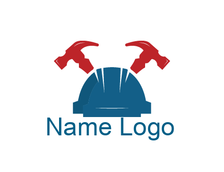 hammers with construction helmet