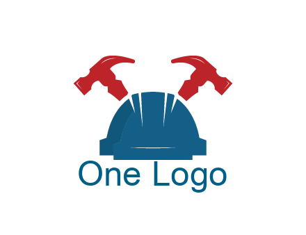 hammers with construction helmet