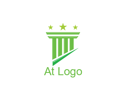 pillar with stars