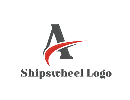 swoosh in letter A