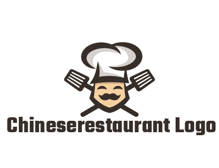 spatula behind chef wearing chef hat