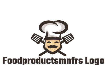 spatula behind chef wearing chef hat