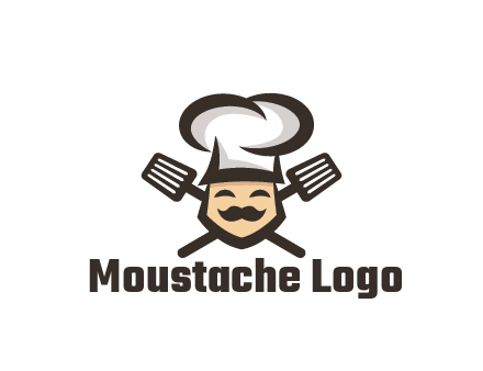spatula behind chef wearing chef hat