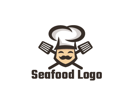 spatula behind chef wearing chef hat