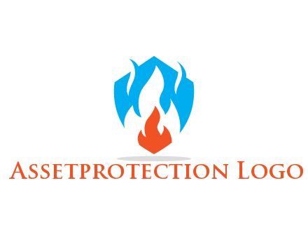 negative spacing fire in shield
