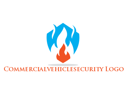 negative spacing fire in shield