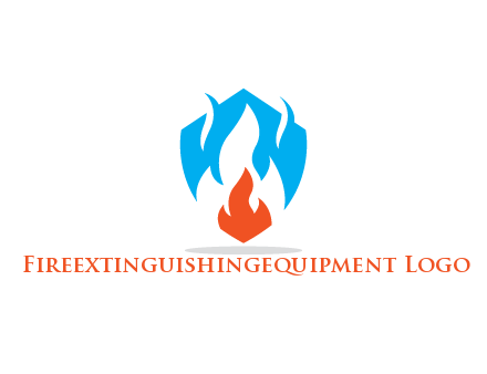 negative spacing fire in shield
