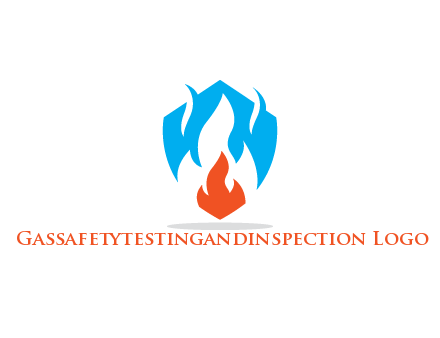 negative spacing fire in shield