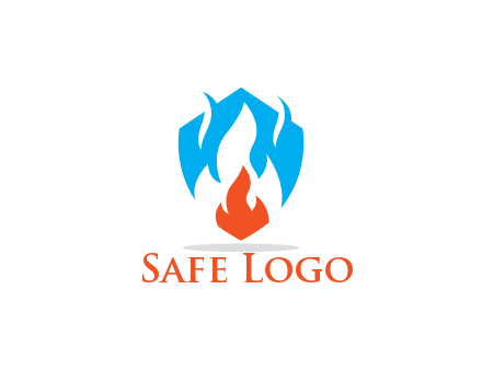 negative spacing fire in shield