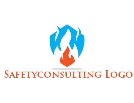 negative spacing fire in shield