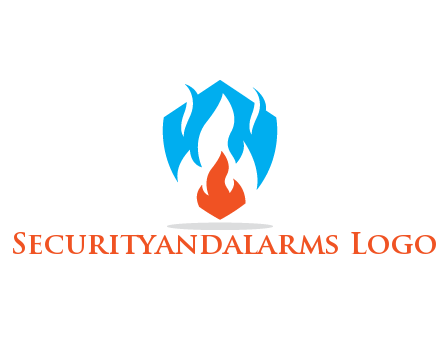 negative spacing fire in shield