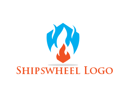 negative spacing fire in shield