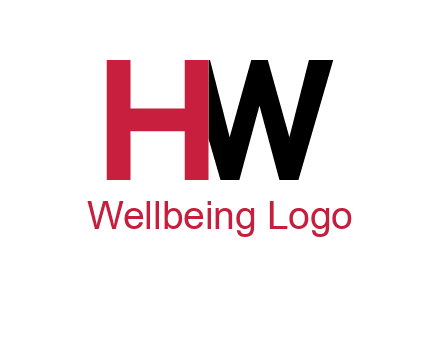 letter H overlapping letter W